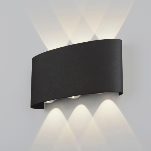 Купить Пылевлагозащищенный светодиодный светильник Twinky Trio чёрный IP54 1551 Techno LED чёрный