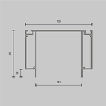 Профиль Technical ALM-11681-PL-W-2M