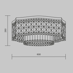Потолочный светильник Maytoni DIA005CL-10G