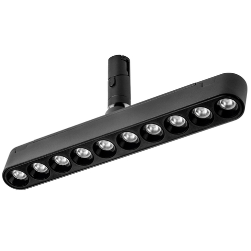 Купить 267537 Светильник 48V д/1-фазн трека DUE LED 10W 430LM 24G ЧЕРНЫЙ 3000K IP20