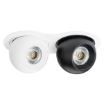 i6266474 Светильник INTERO LED 9W*2 850LM*2 24G БЕЛЫЙ/ЧЕРНЫЙ 4000K (217626+217064+217074)