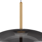 804018 Люстра CUPOLA LED 1х18W 900LM ЗОЛОТО/ДЫМЧАТЫЙ 3000K