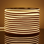 Светодиодный гибкий неон 220 В 9.6 Вт/м 120 Led/м 2835 IP67, односторонний теплый белый 3300 K, 50 м Гибкий неон 220V 9,6W 120Led 2835 IP67 односторонний теплый белый, 50 м