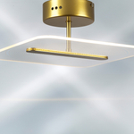 738043 Люстра ACRILE 14W LED 1236LM 120G ЗОЛОТО 3000K