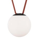 DK5552-BK Cветильник для трека-ремня Belty, серия Orb, со светодиодом, D180*H181мм, 48V DC, 10W, RA90, 120°, 4000K, IP20, белый, акрил