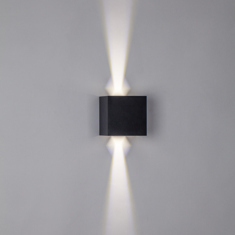 340527 Светильник DALLA 2х5W LED 1100LM G ЧЕРНЫЙ 4000K IP65
