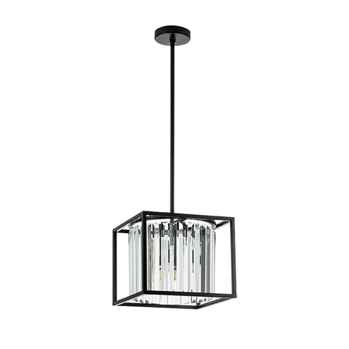 Купить 713037 Люстра REGOLO 3х40W G9 ЧЕРНЫЙ МАТОВЫЙ/ПРОЗРАЧНЫЙ