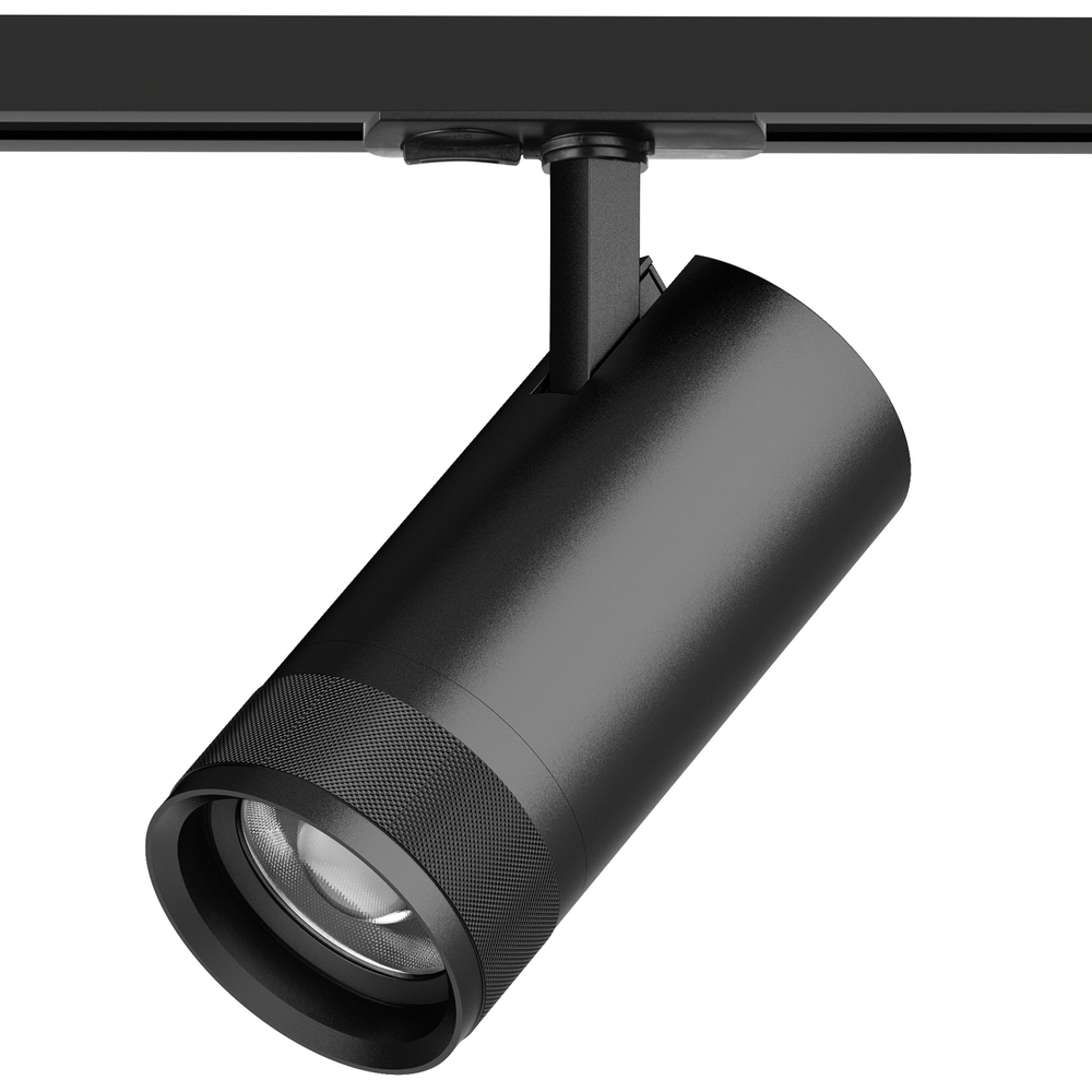C4307SS Светильник CANNO PRO д/треков BARRA LED 30W 2100LM 20-55G ЧЕРНЫЙ 2700-4200-6000K IP20 с тонким адаптером (304307 + 592007-SS)