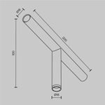 Светильник Technical C102CL-3W3-6K-BS