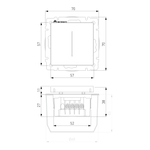 Умный сенсорный диммер Werkel Wi-Fi 500W IP20 W3443141 дымчатый