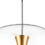 804203 Люстра CUPOLA LED 10W 500LM АЛЮМИНИЙ/ЗОЛОТО 3000K