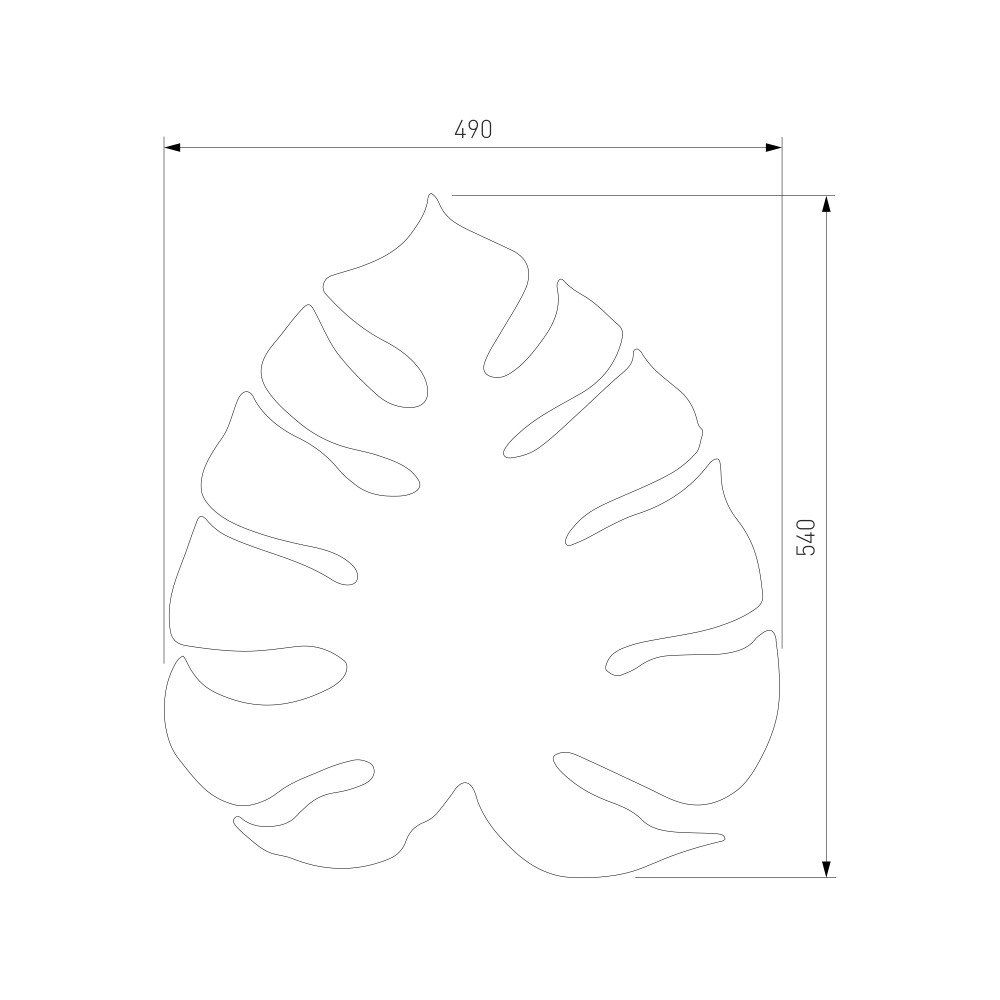 Настенный светильник 6435 Monstera