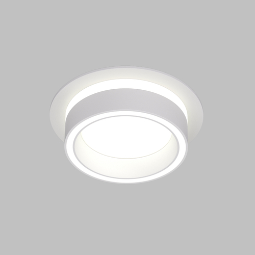 Купить DK2100-WH Встраиваемый светильник NIKO, IP 20, до 15 Вт, GX53, LED, белый, акрил, алюминий