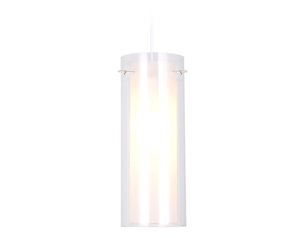 TR3672 CH/CL/FR хром/прозрачный/белый матовый E14 max 40W D110*1000