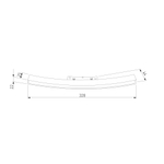 Slim Magnetic Трековый светильник для радиусного шинопровода 16W 4200K Planar чёрный Ø 800мм 85180/01