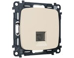 MO332030 Комплект механизма телефонной розетки OMEGA Бежевый матовый RJ-11(4P4C) с шторкой QUANT (OP3320, VM190)