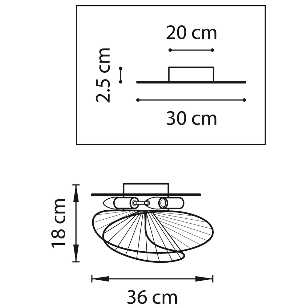 728133 Люстра ZETA 3х40W E14 ЗОЛОТО