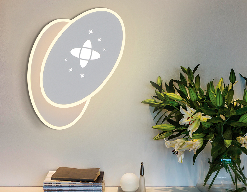 FW109 SGR серый песок LED 3000K+6400K 20W 230*140*50