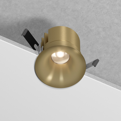 Купить Светильник встраиваемый светодиодный Bliss 15W 4000K латунь 25070/LED