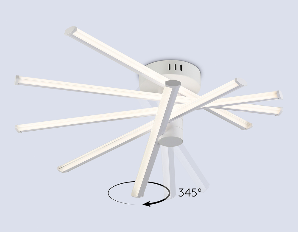 FL6221 WH белый 70W 3000K-6400K 605*605*170 (ПДУ ИК)