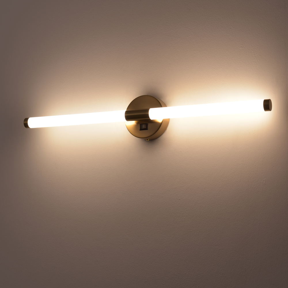 201011 Бра NOCE LED 9W 480LM ЛАТУНЬ 3000/4000/6000K