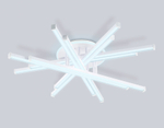 FL6275 WH белый 134W 3000K-6400K 800*800*165 (ПДУ ИК)