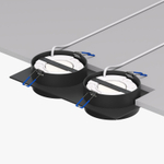 DK2092-BK Встраиваемый светильник FLAT, IP 20, до 15 Вт, GX53, LED, черный, алюминий