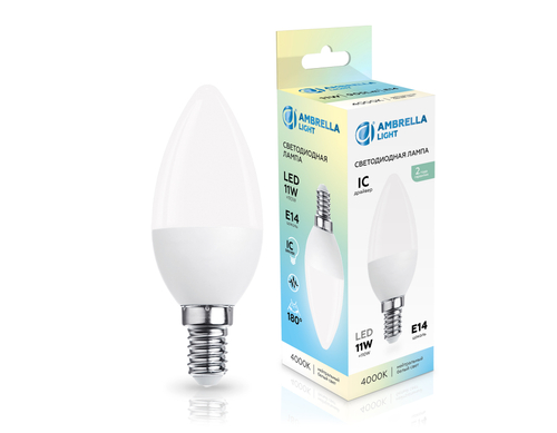 Купить 371114 LED C37 11W IC E14 4000K 175-265V