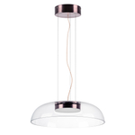 809210 Люстра CELESTA LED 24W 1200LM КОФЕЙНЫЙ/ПРОЗРАЧНЫЙ 3000K