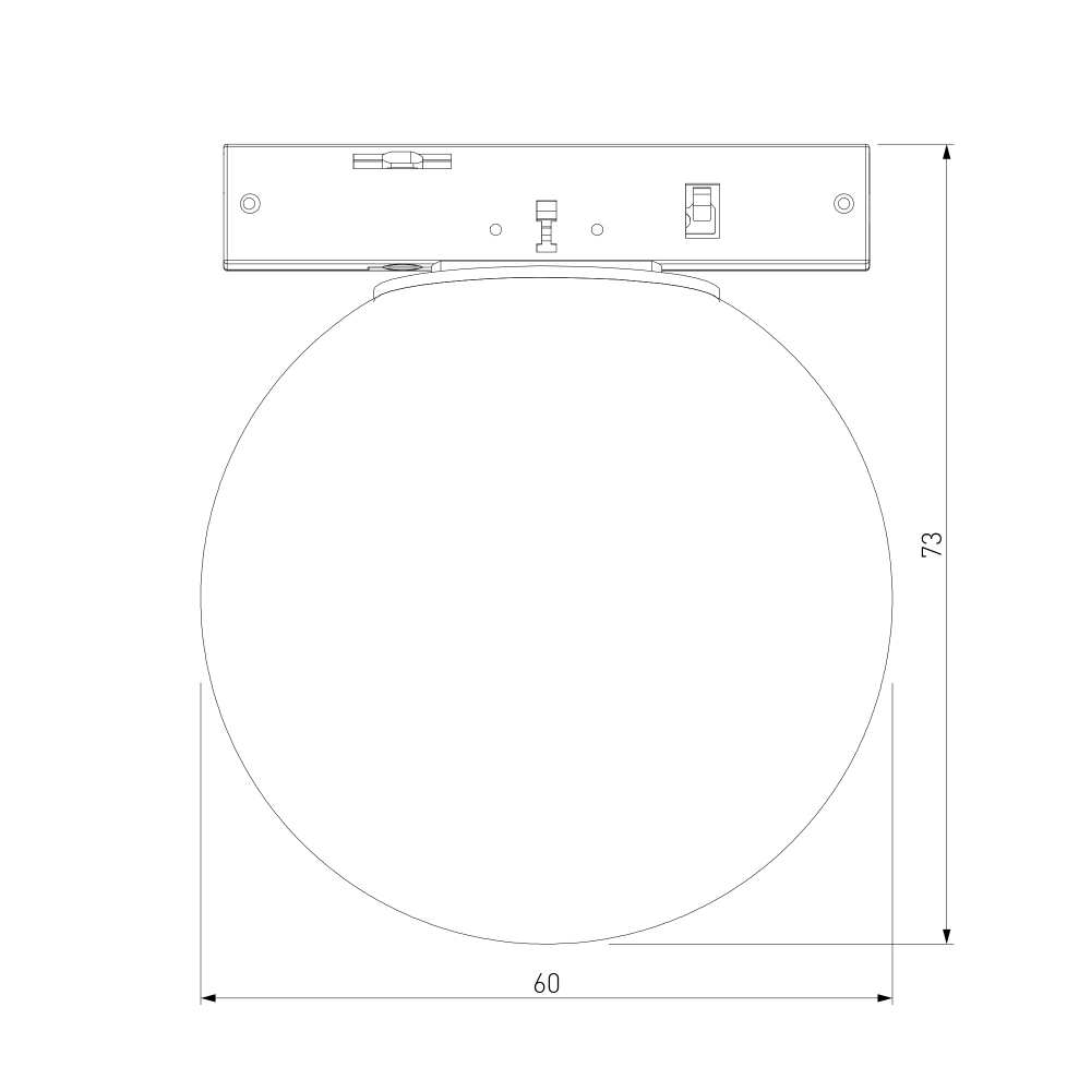 Mini Magnetic Трековый светильник 3W 3000K 85199/01