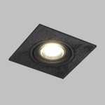 DK3021-BK Встраиваемый светильник, IP 20, 10 Вт, GU5.3, LED, черный, пластик