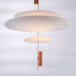 814532  2КОР! Люстра VIOLA LED 3x6W 560LM РОЗОВОЕ ЗОЛОТО/БЕЛЫЙ 3000K