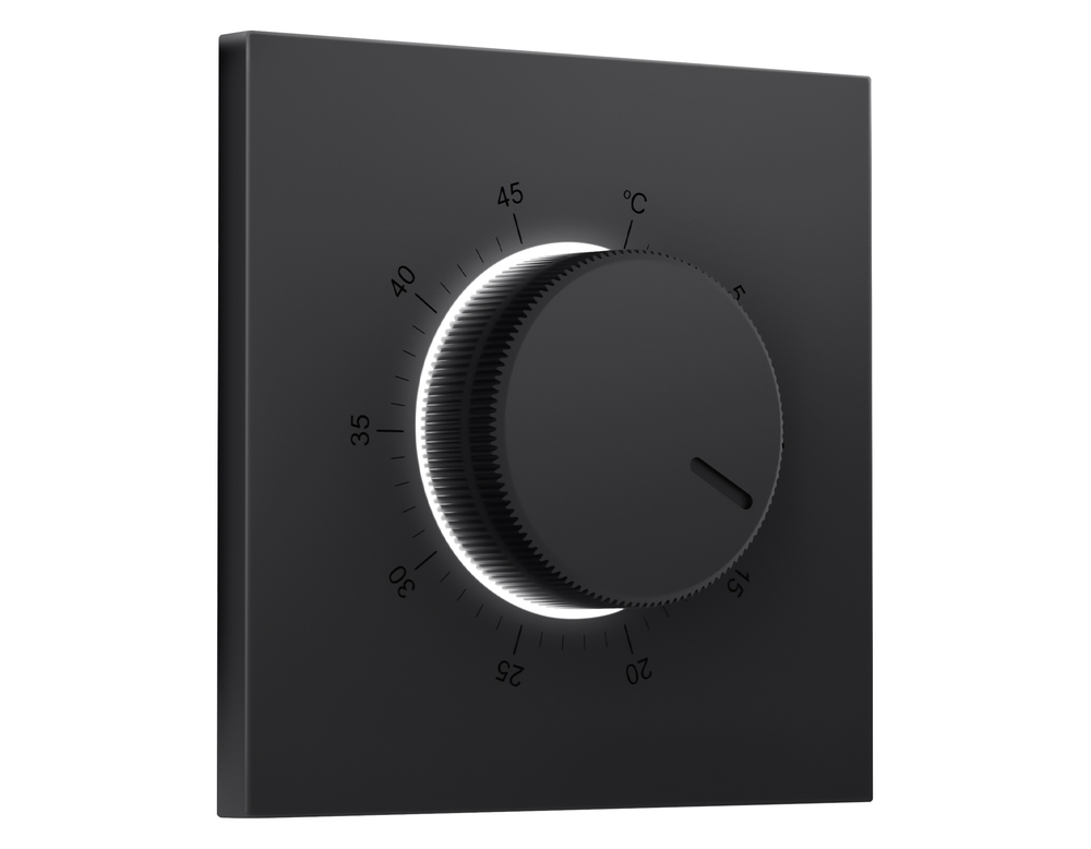SP8057 Лицевая панель SIGMA (Черный матовый) для терморегулятора теплого пола QUANT PRO
