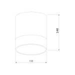 Уличный потолочный светильник Light LED 2107 IP54 35140/H белый