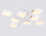 FL4888/8 WH/WD белый/дерево 144W 3000-6000K  960*960*160 (без ПДУ)