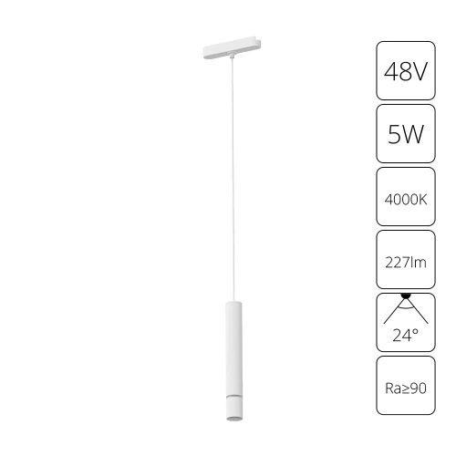 Купить Магнитный трековый светильник Arte Lamp RAPID A6159PL-1WH