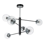 Люстра на штанге Arte Lamp SEGIN A3566PL-6BK