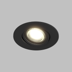 DK3020-BK Встраиваемый светильник, IP 20, 10 Вт, GU5.3, LED, черный, пластик