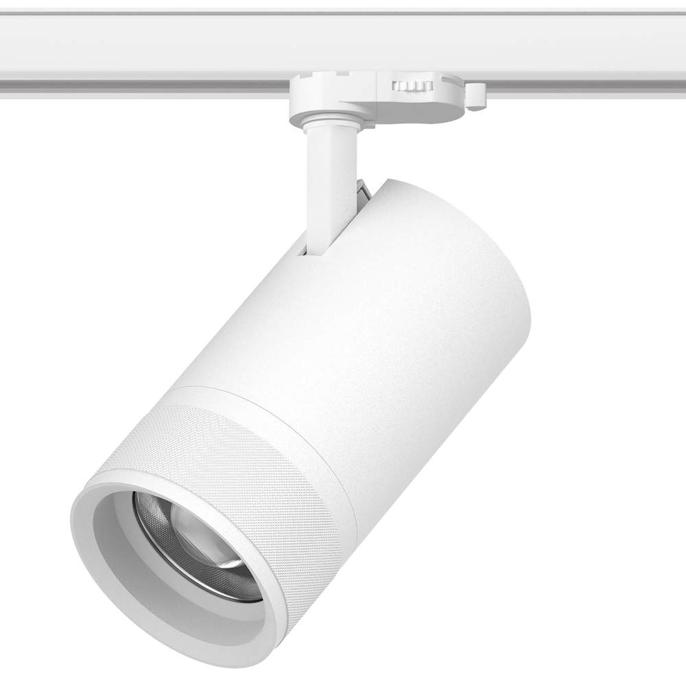 C4406QT Светильник CANNO PRO д/треков QUATTRO LED 40W 2800LM 20-55G БЕЛЫЙ 2700-4200-6000K IP20 с адаптером (304406 + 594006)