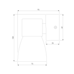 Настенный светильник MRL 1027 черный