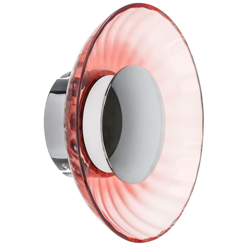 Купить 809012 Бра CELESTA LED 6W 300LM ХРОМ/РОЗОВЫЙ 3000K