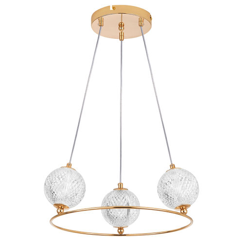 Купить 737033 Люстра ACRILE G9 3х6W(led) G9 ЗОЛОТО