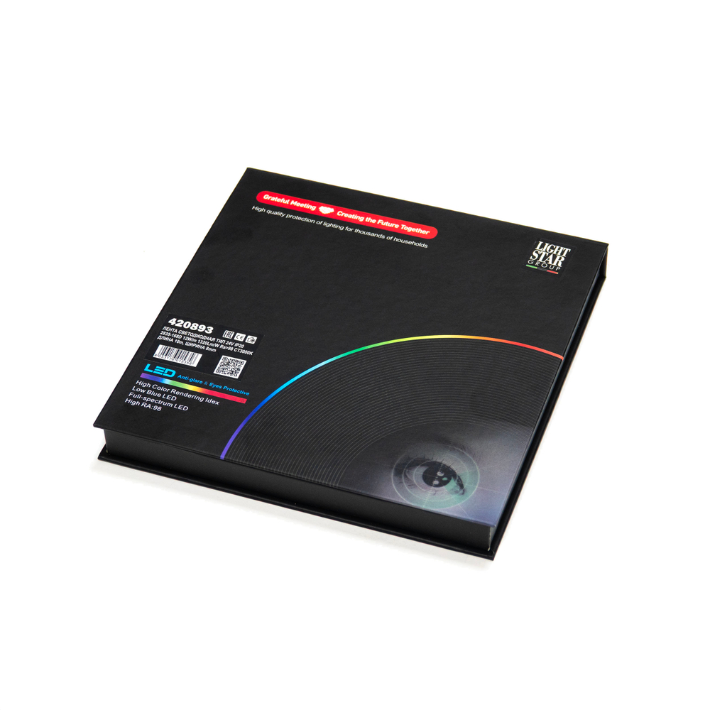 420893 Лента LIGHTSTAR LED 24V 12W/M 110Lm/W 3000K IP20 1шт = 10м