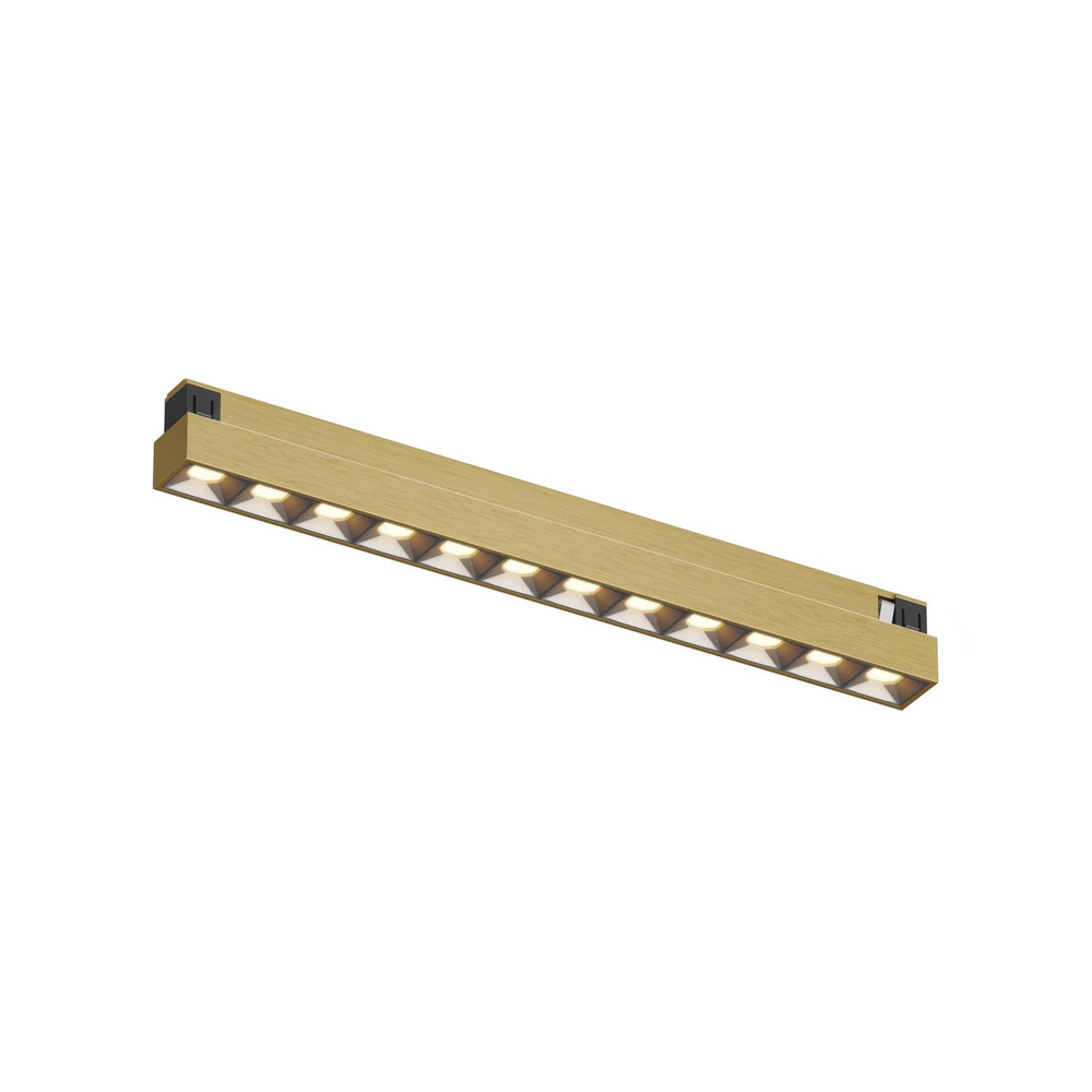 DK5971-SB Светильник трековый SHINE GRILL ZigBee, 48В, 10Вт, 2700-6000K, IP20, сатин. латунь, алюминий