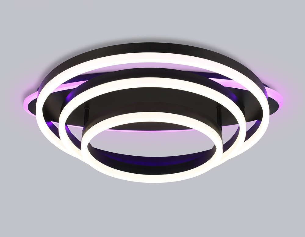 FA8524 BK черный 146W 3000K-6400K+RGB 560*500*150 (ПДУ РАДИО 2.4G)