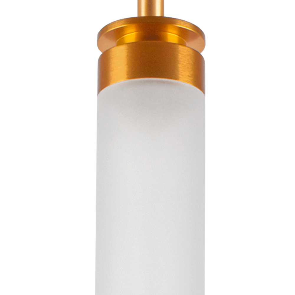 737540  2КОР! Люстра EMISFERO LED 4х6W 1200LM ЗОЛОТО/МУЛЬТИКОЛОР 3000K