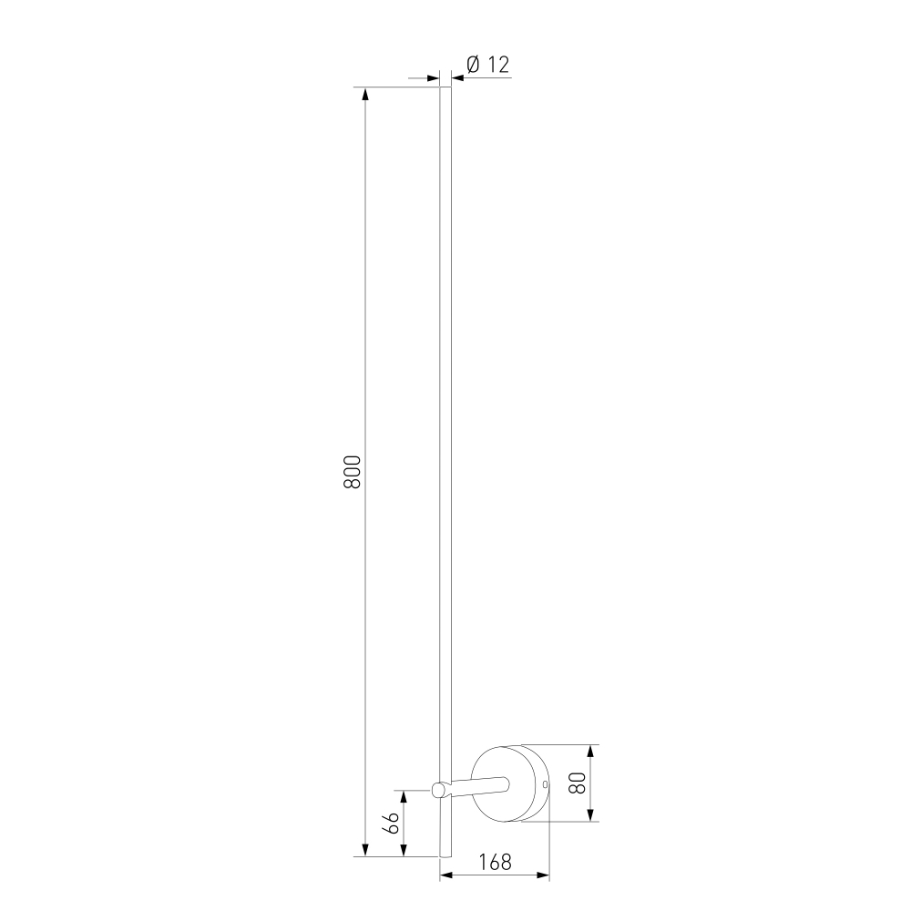 Светильник настенный светодиодный Fine LED 4000К 40132/LED латунь
