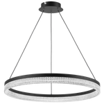 736167 Люстра ROTONDA 38W LED 2106LM 180G ЧЕРНЫЙ 3000K