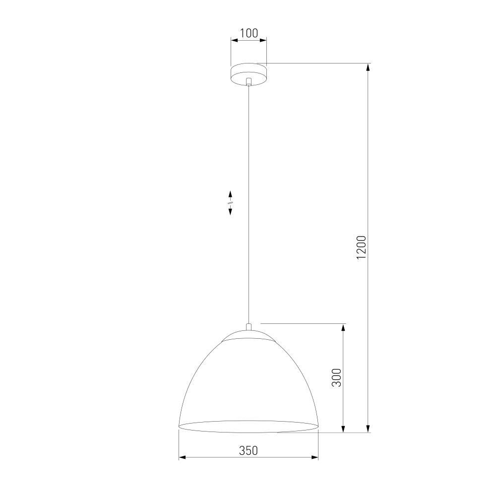 Подвесной светильник 3193 Faro Graphite