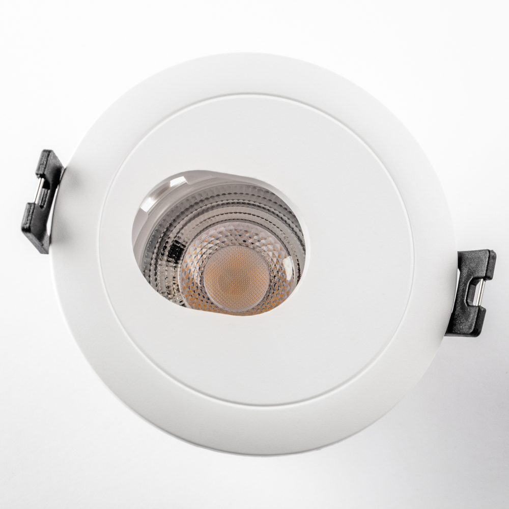 012216 Рамка (светильник) PVC д/LED-модулей 941хх и LED-ламп D50мм ANELLO ROUND БЕЛЫЙ